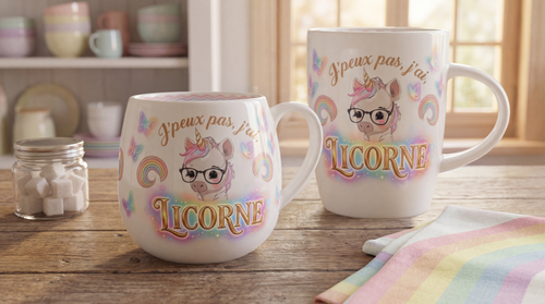 Le bundle de mugs Licorne 400 et 600 ml
